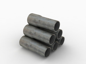 concrete drainage tube Modelo 3D