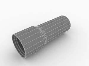 concrete drainage tube 3D Model