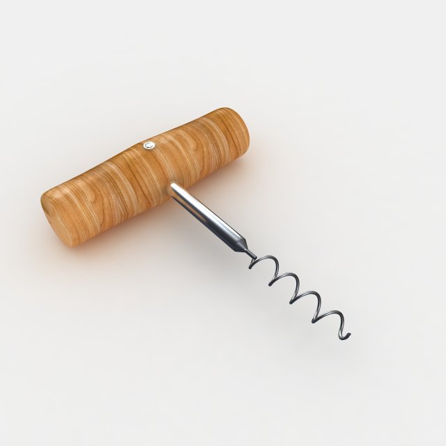 corkscrew 3D Модель .c4d .max .obj .3ds .fbx .stl .blend 