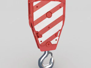 gancio della gru Modello 3D