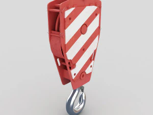 gancio della gru Modello 3D
