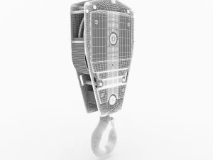 gancio della gru Modello 3D