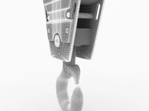 gancio della gru Modello 3D