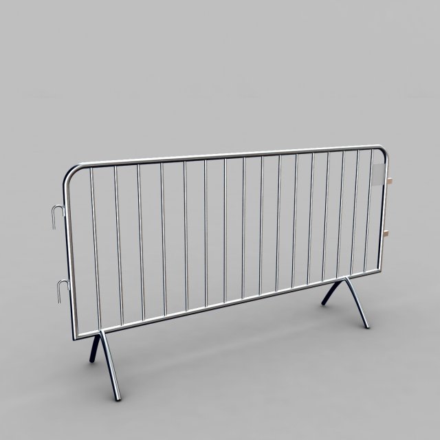 crowd barrier Modello 3D .c4d .max .obj .3ds .fbx .stl .blend 