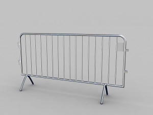 crowd barrier Modello 3D