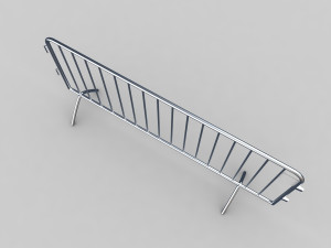 crowd barrier Modello 3D