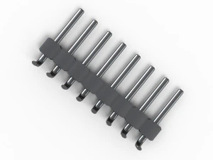 curved male header 3D Model