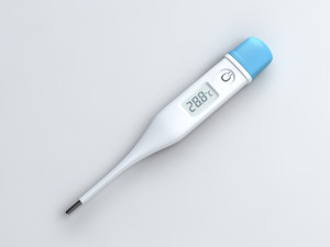 digital thermometer 3D Model