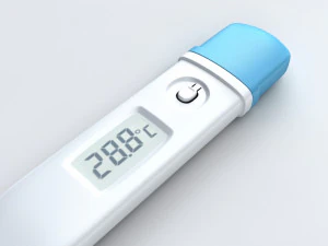 digital thermometer 3D Model