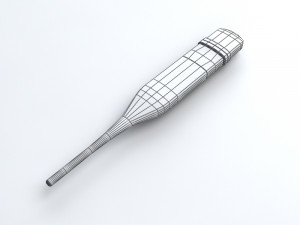 digital thermometer 3D Model