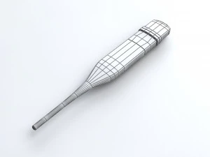 digital thermometer 3D Model