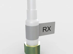dji clover leaf radio antenna 3D Model