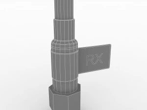 dji clover leaf radio antenna 3D Model