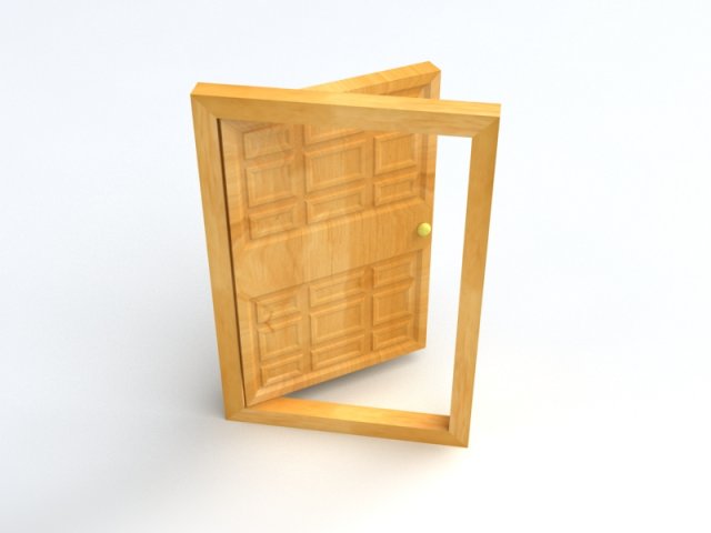 door 3D Модель .c4d .max .obj .3ds .fbx .stl .blend