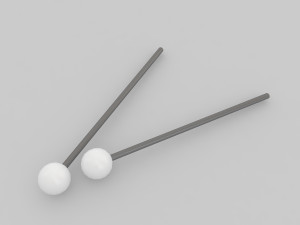drum mallet 2 Modelo 3D