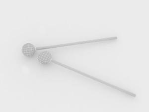 drum mallet 2 Modelo 3D