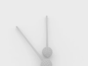 drum mallet 2 3D Model