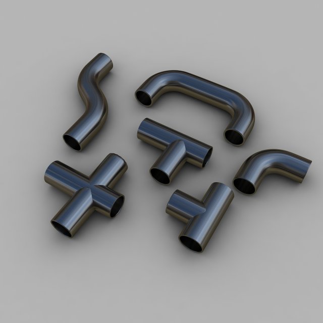 elbow pipe Modèle 3D .c4d .max .obj .3ds .fbx .stl .blend 