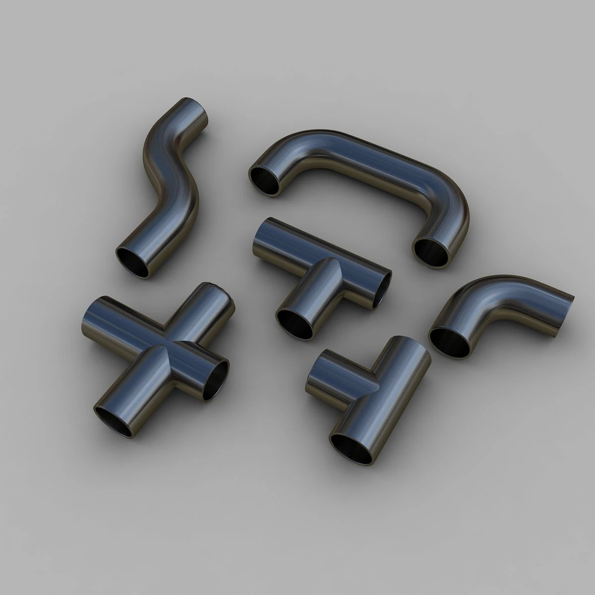elbow pipe 3D Model .c4d .max .obj .3ds .fbx .stl .blend