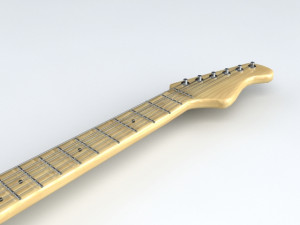 electric guitar 3D 模型