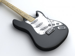 electric guitar 3D 模型