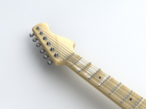 electric guitar 3D 模型