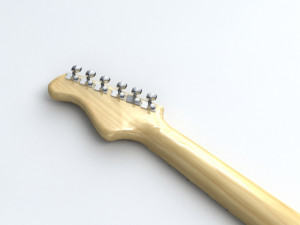 electric guitar 3D 模型