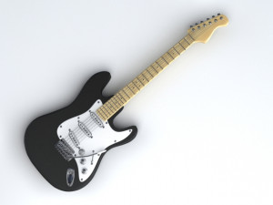 electric guitar 3D 模型
