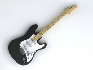electric guitar 3D Model