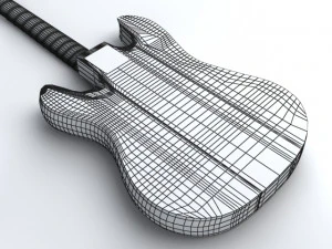 electric guitar 3D Model