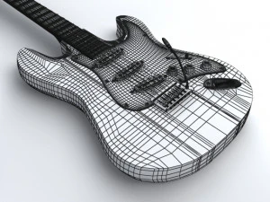electric guitar 3D Model