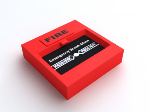 emergency alarm button 3D 모델