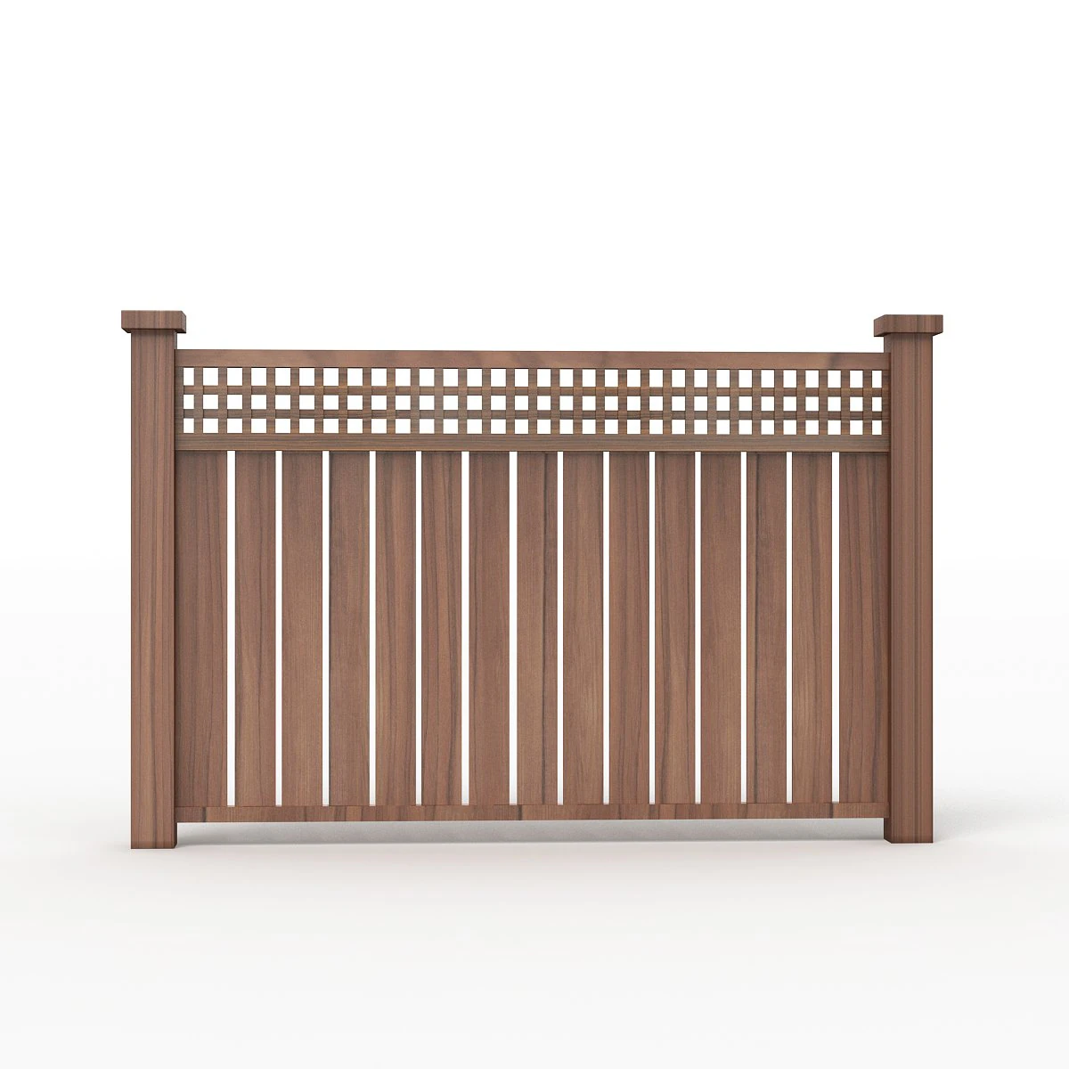 fence wood 3D Model .c4d .max .obj .3ds .fbx .stl .blend 