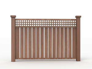 fence wood 3D Model