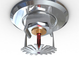 fire sprinkler Modello 3D