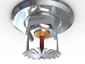 화재 스프링클러 3D 모델