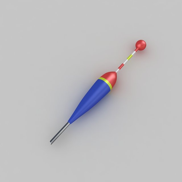 fishing float 3 3D Model .c4d .max .obj .3ds .fbx .stl .blend 