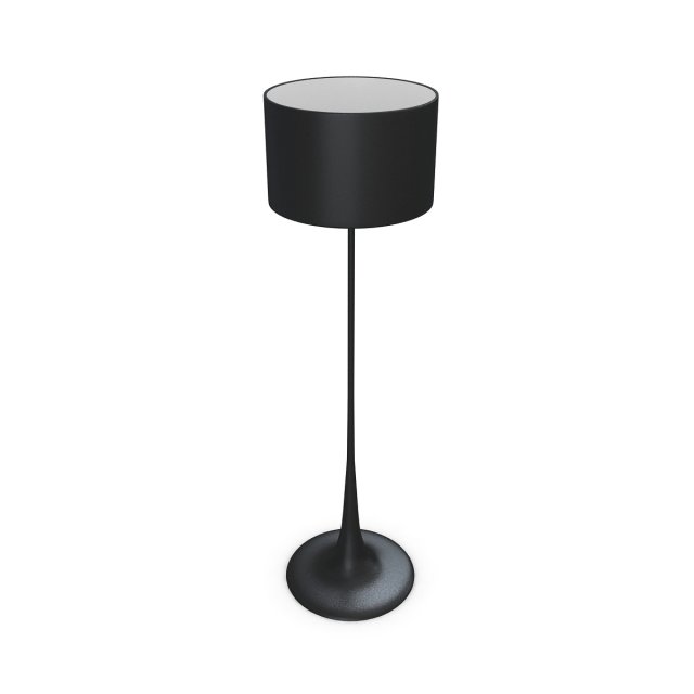 floor lamp 3D Model .c4d .max .obj .3ds .fbx .stl .blend 