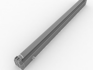 strip fluorescent fixture 3D Model