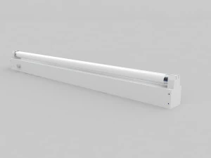 strip fluorescent fixture 3D Model