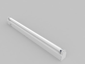 strip fluorescent fixture 3D Model