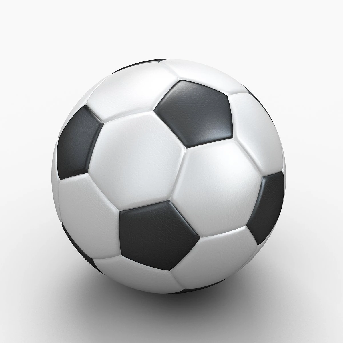 football 3D Model .c4d .max .obj .3ds .fbx .stl .blend 