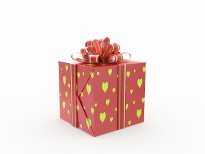gift box 3 3Dモデル