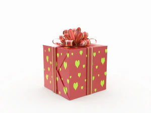 gift box 3 3D Model