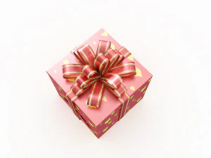 gift box 3 3D Model