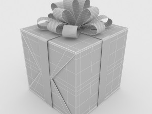 gift box 4 3D Model