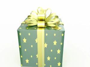 gift box 4 3D Model