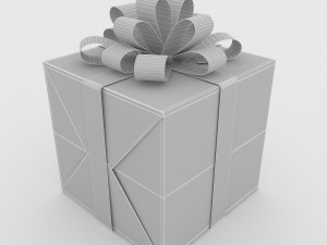 gift box 4 3D Model