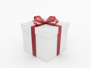 gift box 5 3Dモデル