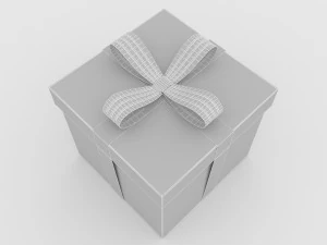 gift box 5 3D Model